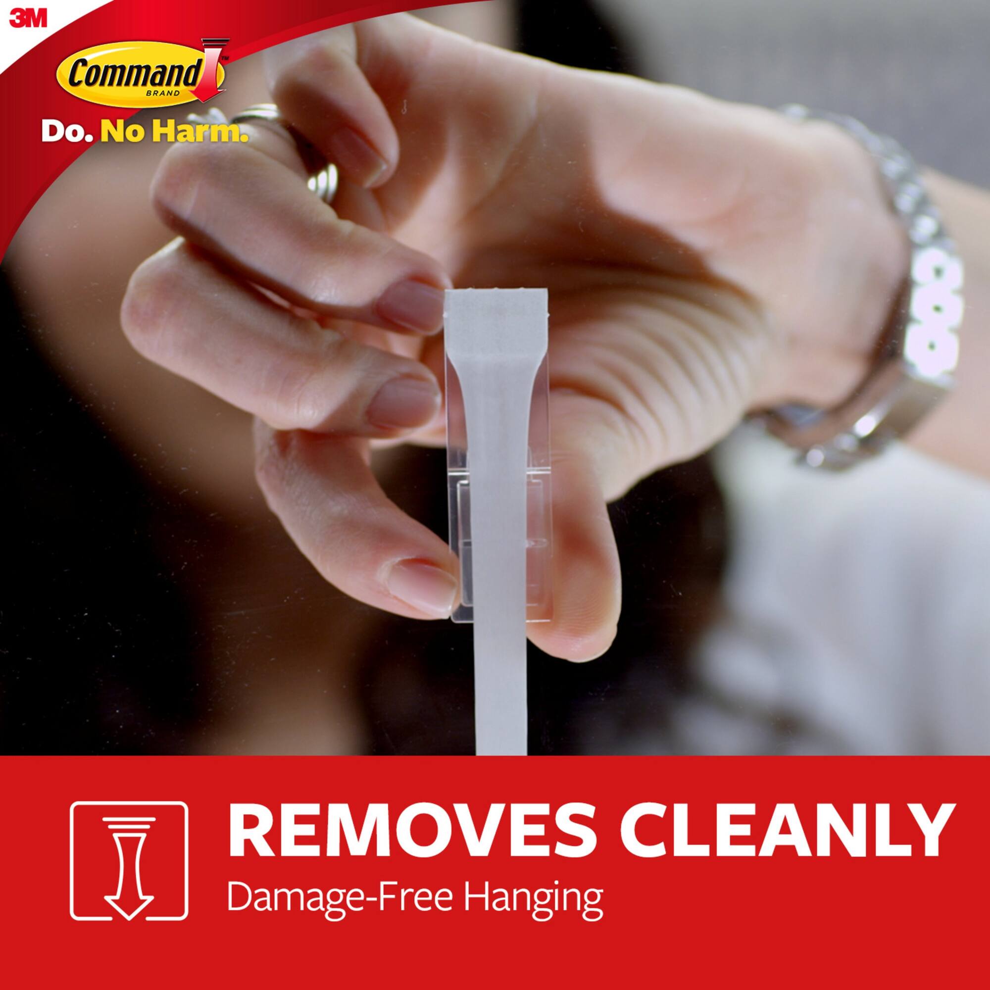 Command™ White Large Designer Hooks Value Pack